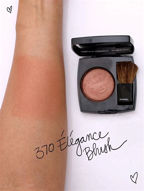 chanel blush 370 elegance|Chanel Elegance (370) Joues Contraste Blush Review.